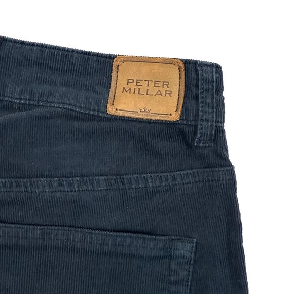 Peter Millar Crown Soft Corduroy 5-Pocket Pants Dark Navy 30x34 EXCELLENT - Picture 6 of 13
